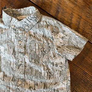 Janie and Jack short sleeved button down - 3T